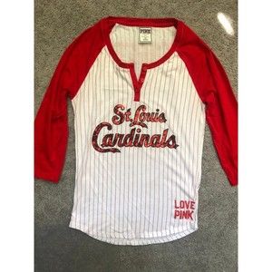 VS Pink St Louis Cardinals Bling Tshirt